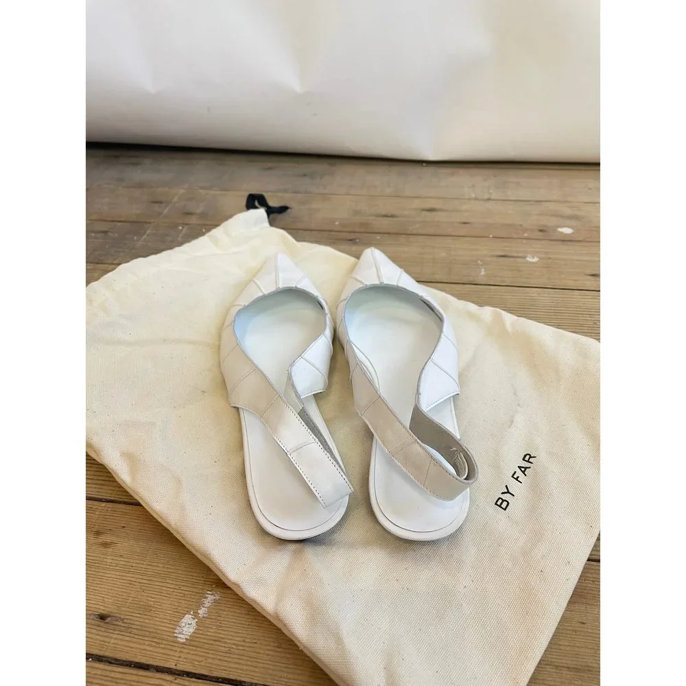 By Far "Cyd Pointed-Toe Slingback Ballerinas" (39) - Picture 3 of 4